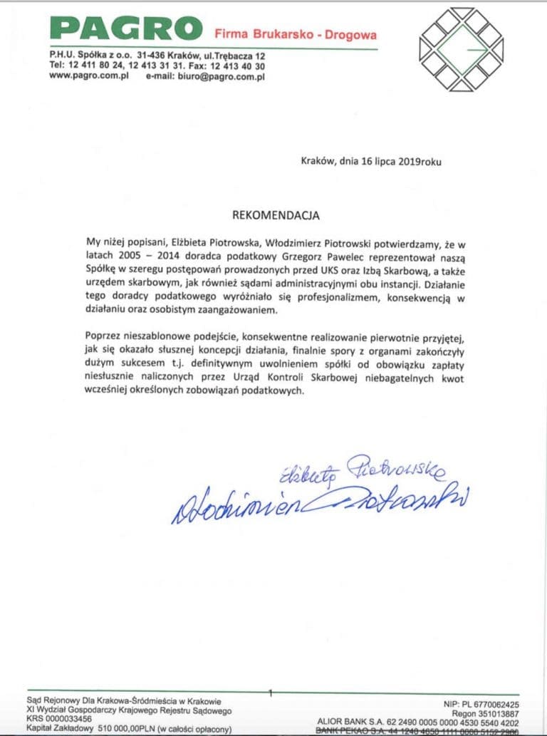 [:pl]Rekomendacja Pagro[:]